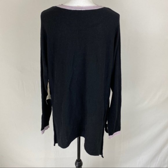 Cloth by Design Oversized Knit Sweater Black - Picture 3 of 4
